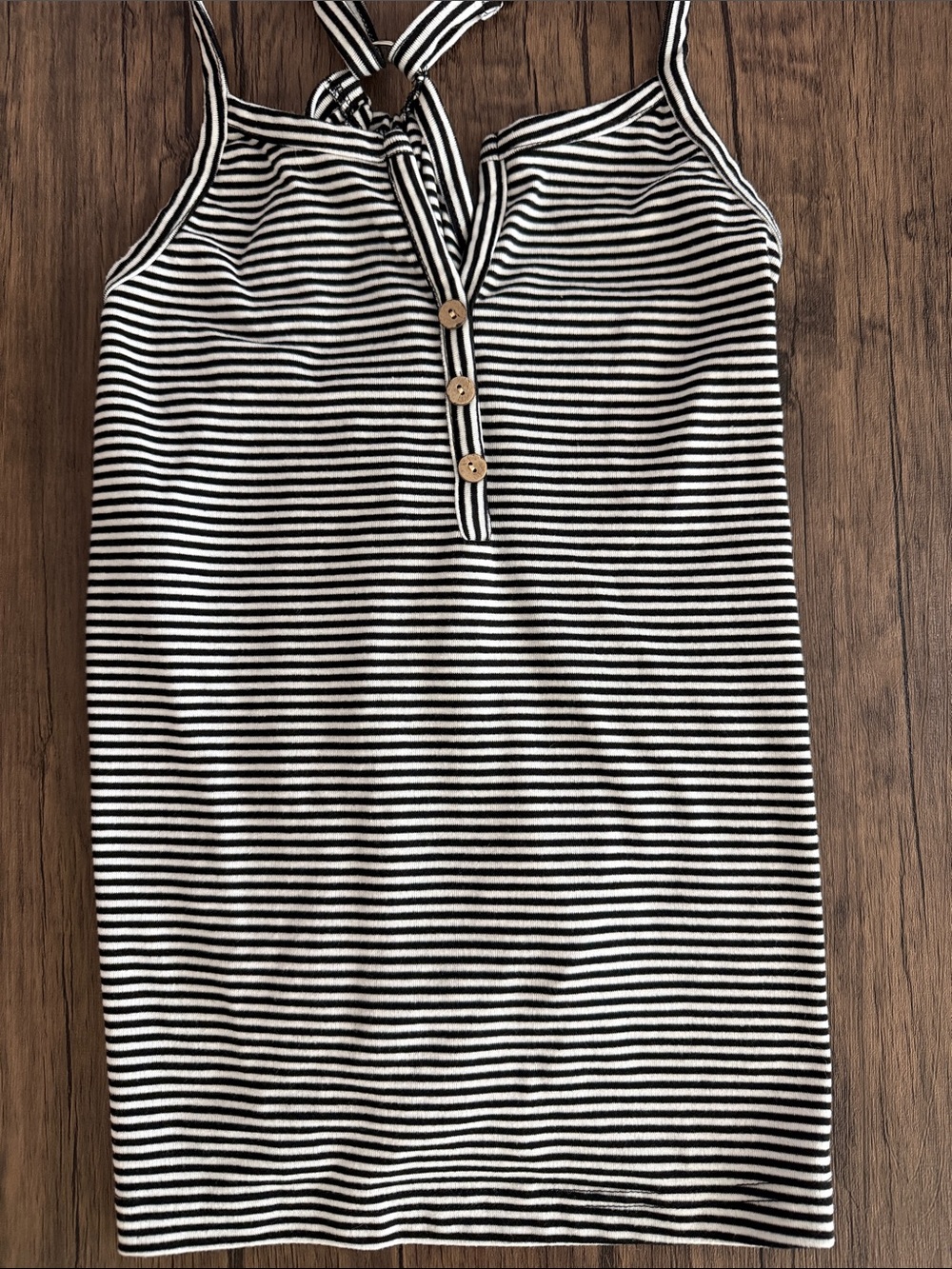 SHEIN Black and White Striped Knit Mini Skirt